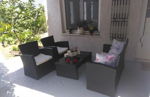 Samos Casa | House with fruit trees, olive trees, and sea view.