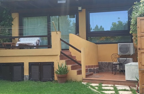 Geremeas Villa | House with garden, 300 meters from the sea view beach.