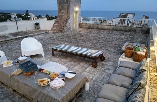 Porto Tricase Casa | Casa con jardín en un pequeño y encantador pueblo de Salento