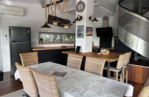 Carcans Plage Villa | Casa con terraza panorámica de 400 metros del mar