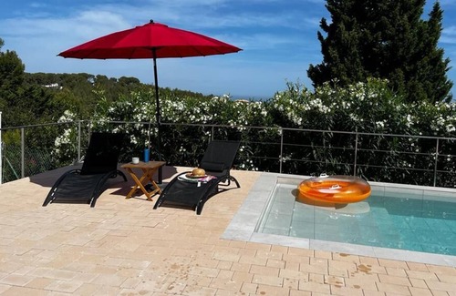 Denia Chalet De Esquí | House with pool and sea views bordering natural park, pet friendly