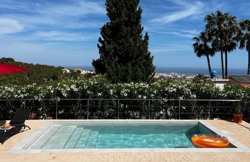 Denia Chalet De Esquí | House with pool and sea views bordering natural park, pet friendly