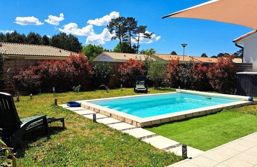 Linxe Casa | Casa con piscina en la tranquilidad de Linxe
