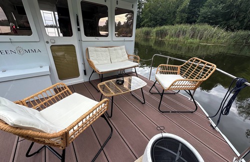 Oberhavel Alquiler De Eote | Houseboat Queen Emma! Deep relaxation on gently rocking waves!!!