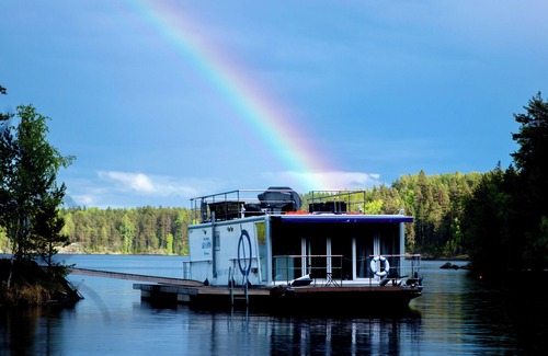 Heinola Alquiler De Eote | Houseboat with firewood sauna