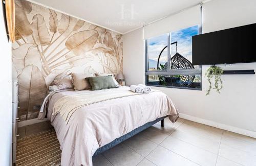 Nunoa Apartamento | HT Moderno Estudio a pasos del Metro Plaza Egana