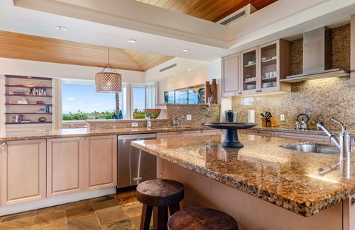 Kaupulehu Villa | Hualalai Palm Villa130A ~ 3 bd ~ Impresionantes vistas del atardecer ~ Signature Garden Shower