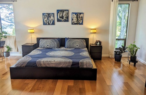 Los Altos Hills Casa | Huge, airy house with sweeping views, multiple patios, hot tub, car, and more!