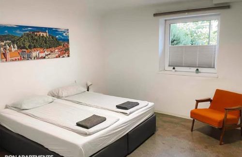 Bezigrad District Apartamento | Huge BBQ Garden 1, Basement app Two Bathrooms, AC, Free Parking