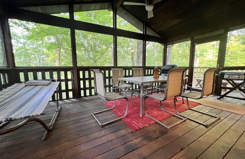 Lackawaxen Casa | Huge Cabin at Ski Mtn- Hot Tub, Fireplace, Game Room