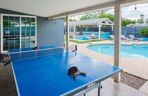 Scottsdale Estates Ten Casa | HUMBLE ABODE: POOL + SPA + PING PONG + FIRE PIT