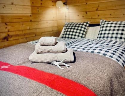 Blatten bei Naters Apartamento | Hüttli Chalet with panoramic view