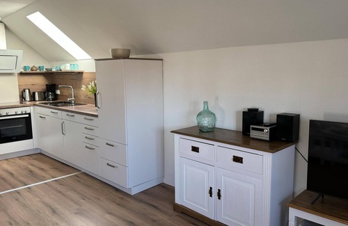 Westeraccumersiel Apartamento | Huus Achterdiek - Oberwohnung "utkiek" mit Schöner Aussicht