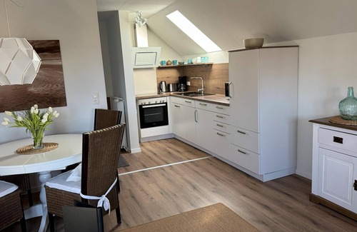 Westeraccumersiel Apartamento | Huus Achterdiek - Oberwohnung "utkiek" mit Schöner Aussicht
