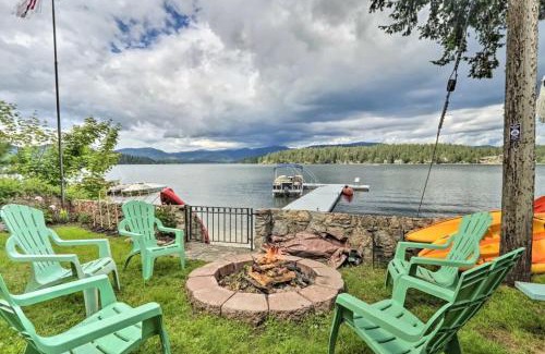 Newman Lake Casa | Huvila Haven Lake Front Home with Dock and Hot Tub
