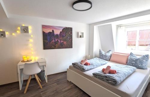 Sebnitz Apartamento | HW4B - Urlaubsmagie - Zentral mit Gemeinschaftsgarten, -Pool & -Sauna