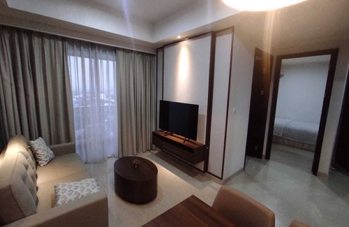 Cikini Apartamento | Chic 2-bedroom apartment with private lift,AC, WiFi in vibrant Jakarta