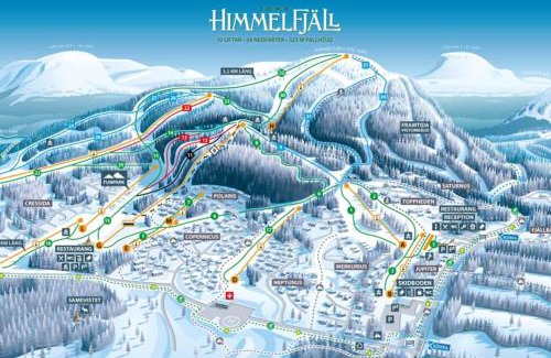 Idre Apartamento | Idre himmelfjäll ski in/ski out Bastu/Sauna Skidor Natur Vandring Fiske