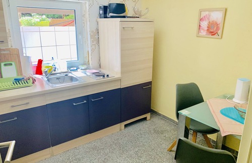 Edigheim Apartamento | Apartamento idílico de 1 ZKB, tranquilo, cerca de BASF para viajeros de vacaciones / negocios