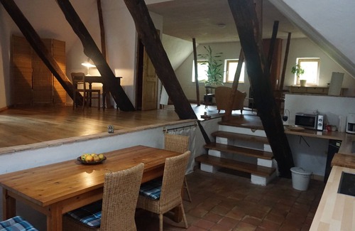 Borgholzhausen Apartamento | Apartamento idílico con acceso a bosque, pastos y prados.