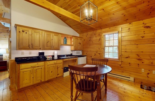Northport Cabina | Idyllic dog-friendly studio cabin with AC, fireplace & WiFi