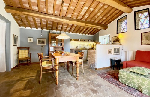 Castel Giorgio Cabaña | Vacaciones idílicas / cabaña en el parque: REST + piscina + sauna + gimnasio + barbacoa + chimenea + animales