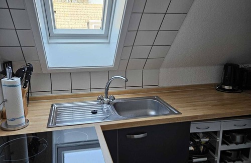 Vitzdorf Apartamento | Idyllically situated apartment on the 1st floor with a view of the countryside and rapeseed fields.