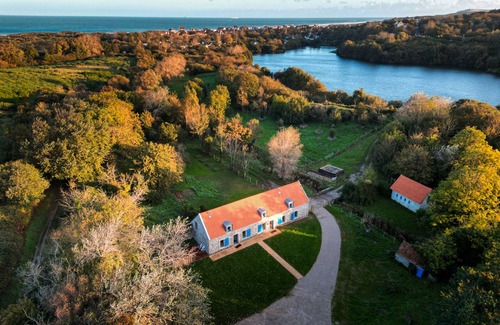 Tardinghen Cabaña | Le Tamaris-Gîte-Exclusivo-Baño con bañera-Vista de la bahía