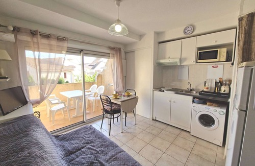Marseillan Plage Apartamento | En el centro de Marseillan plage, agradable apartamento de 4 camas.