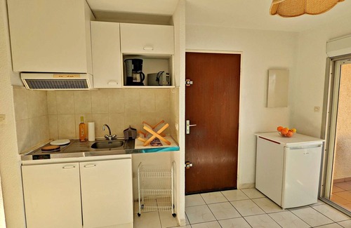 Marseillan Plage Apartamento | In a residence with a swimming pool
