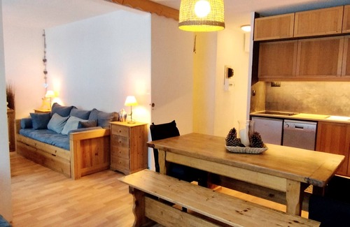 Prapoutel Apartamento | En Prapoutel: 2 piezas cabina, al pie de las pistas, balcón, 4ª planta