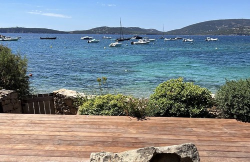 Cala Rossa Villa | Foot in the water at Cala Rossa