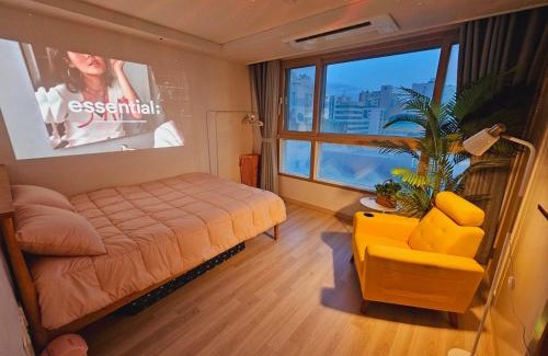 Guwol-dong Apartamento | Incheon City Hall Station Full Option Lovely House