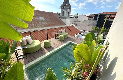 Casco Viejo Apartamento | Increíble estudio de diseño con piscina, rooftop y patio en Hotel Boutique Mari6