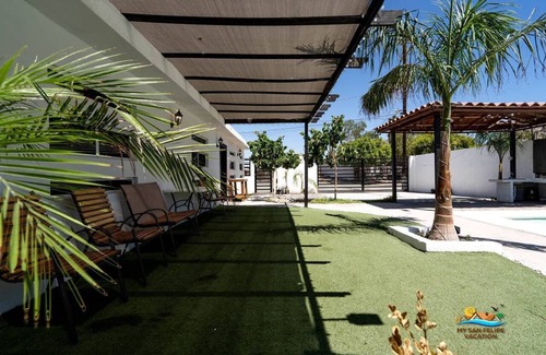 Primera Sección Casa | Incredible in-town pool house with BBQ area!
