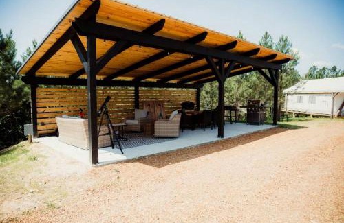 Cadiz Otro | Incredible Safari Tent with Hot-tub, Fire Pit and Sauna in Cadiz, Kentucky