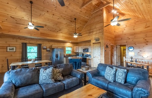 Bryson City Cabina | Incredible Views, Hot Tub, Pool Table, Waterfalls, Hiking