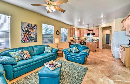 Indio Casa | Indian Palms Resort Home with Yard and Community Perks
