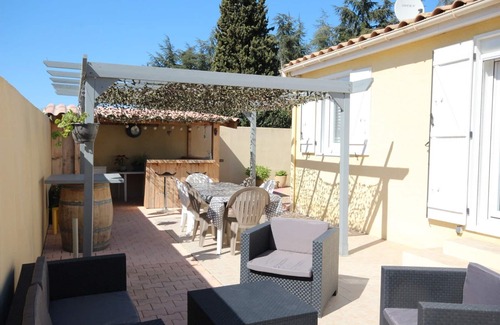 Portiragnes Casa | Hermosa villa cerca del Canal du Midi con piscina