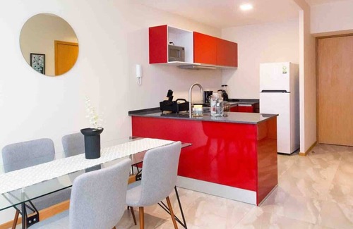 Colonias Granada y Ampliación Condominio | Moderno depa para 4 en Nuevo Polanco