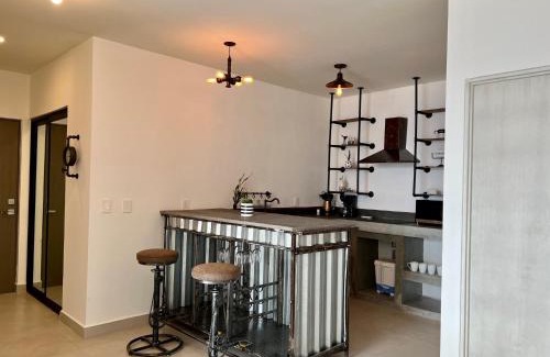 Monterrey Apartamento | Industrial stylish 3-br. apartment & city views in front of Parque Fundidora & Arena Mty