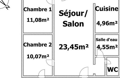 Saint-Urbain Casa | Casa rural Saint-Urbain, 2 dormitorios, 4 personas