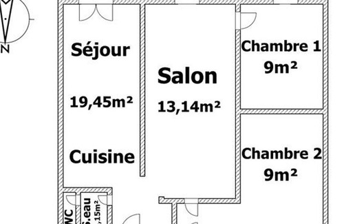 Saint-Urbain Casa | Casa rural Saint-Urbain, 2 dormitorios, 4 personas