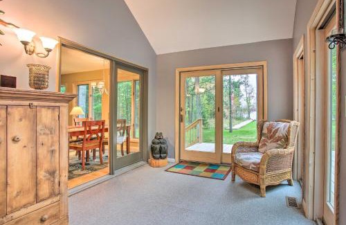 Interlochen Casa | Interlochen Home on Green Lake with Dock and Beach!