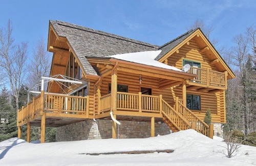 Saint-Faustin-Lac-Carre Cabaña | Inicio de sesión acogedor y relajante cerca de Tremblant