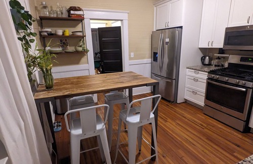 East Durham Casa | Inviting 2BR Sanctuary - Cozy Light Filled Bungalow with Two Screened Porches