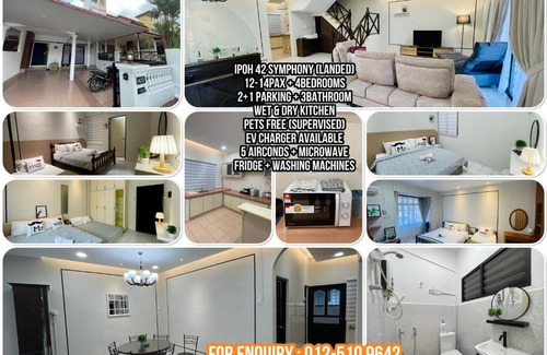 Ipoh Casa | Ipoh 42 Symphony 12pax 4Bedroom 3bathroom 3carpark