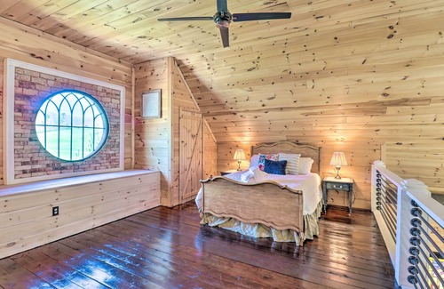 Waynesville Cabaña | ‘Iron Duff Chapel’ - Unique Escape w/ Mtn Views!