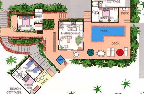 Hart Bay Villa | Villa frente al mar! AC completo! Enorme piscina y jacuzzi!