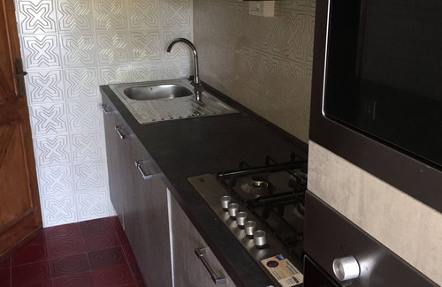 Orosei Apartamento | Cerdeña, Calaliberotto apartamento en villa en el 1er piso frente a la playa